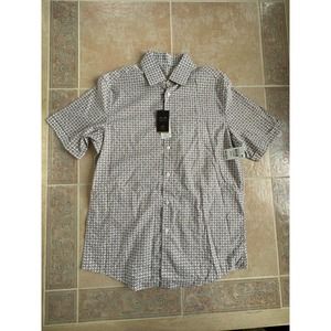 Tasso Elba Stretch cotton Button Down Shirt Men size S